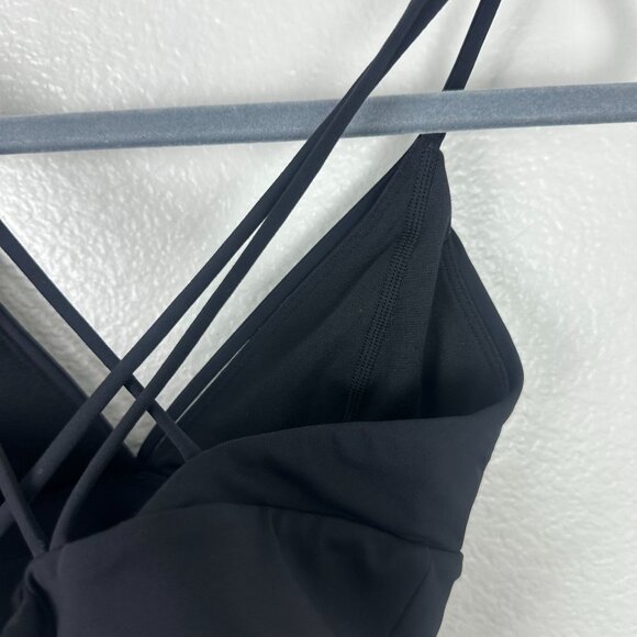 Lululemon Pushing Limits Bra 4 Black Luxtreme Athletic Activewear Stretch - Picture 8 of 9